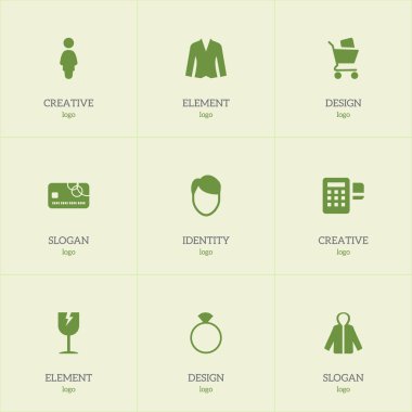 9 düzenlenebilir alışveriş simgeler kümesi. Madam, aygıt, el arabası ve daha fazlası gibi simgeler içerir. Web, mobil, UI ve Infographic tasarımı için kullanılabilir.