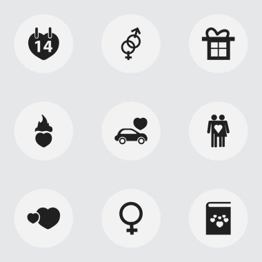 9 düzenlenebilir Amour simgeler kümesi. Kaç, ateş seven, ders kitabı ve daha fazlası gibi simgeler içerir. Web, mobil, UI ve Infographic tasarımı için kullanılabilir.