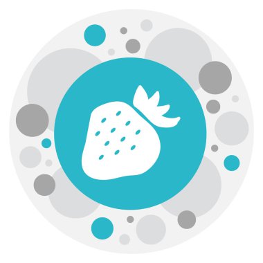 Berry sembolü Berry simge vektör Illustration. Premium Kalite izole çilek öğesinde Trendy düz stil.