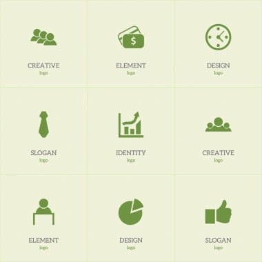 9 düzenlenebilir iş simgeler kümesi. Gibi semboller gibi ödeme, kravat ve daha fazlasını içerir. Web, mobil, UI ve Infographic tasarımı için kullanılabilir.