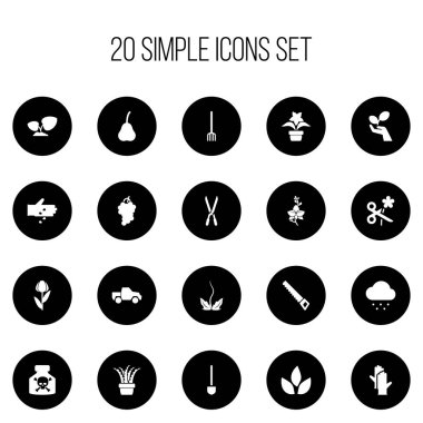 20 düzenlenebilir tarım simgeler kümesi. Vera, toprak bitki, biyo ve daha fazlası gibi simgeler içerir. Web, mobil, UI ve Infographic tasarımı için kullanılabilir.