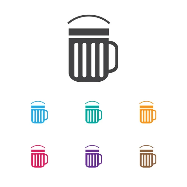 Vectorillustratie van Cook symbool op het pictogram van het bier. Premium kwaliteit geïsoleerd Ale Element In Trendy vlakke stijl. — Stockvector