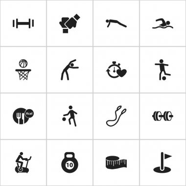 16 düzenlenebilir yaşam tarzı simgeler kümesi. Bayrak, sporcu, sağlık zaman ve daha fazlası gibi simgeler içerir. Web, mobil, UI ve Infographic tasarımı için kullanılabilir.