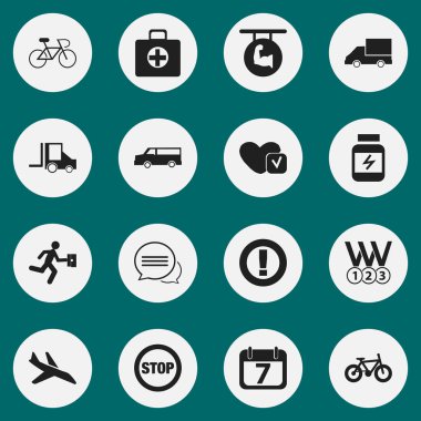 16 düzenlenebilir karmaşık simgeler kümesi. İşadamı, dikkat, patron ve daha fazlası gibi simgeler içerir. Web, mobil, UI ve Infographic tasarımı için kullanılabilir.