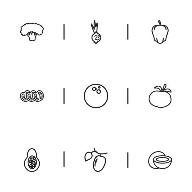 9 düzenlenebilir tencere anahat simgeleri ayarlayın. Şalgam, komik soğan, ağaç ve daha fazlası gibi simgeler içerir. Web, mobil, UI ve Infographic tasarımı için kullanılabilir.