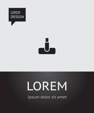 Temizleme sembolü elektrikli süpürge simge vektör Illustration. Üstün kaliteli modaya uygun düz stil öğesinde Hoover izole.