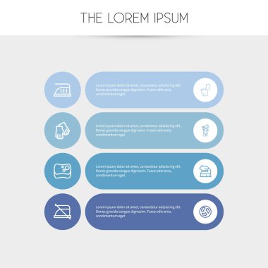 8 düzenlenebilir temizlik anahat simgeleri ayarlayın. Semboller gibi çalışma vasıl ev, hijyen, lavabo ve daha fazlasını içerir. Web, mobil, UI ve Infographic tasarımı için kullanılabilir.
