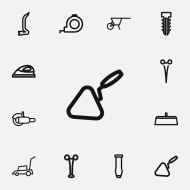 12 düzenlenebilir enstrüman anahat simgeleri ayarlayın. Bulutsuz, Jimmy, cihazı gibi simgeler içerir. Web, mobil, UI ve Infographic tasarımı için kullanılabilir.