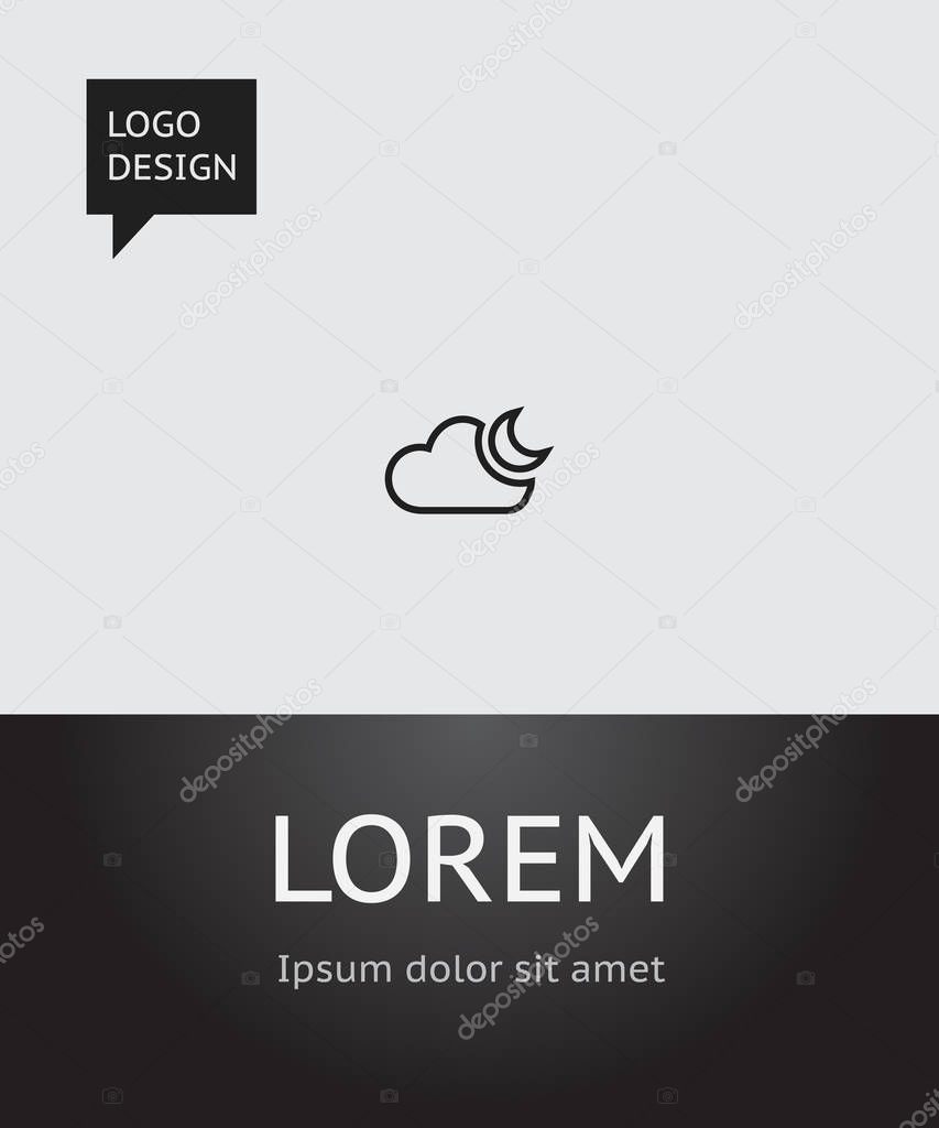 Vector Illustration Of Weather Symbol On Twilight Icon. Premium Quality Isolated Celestial Element In Trendy Flat Style.