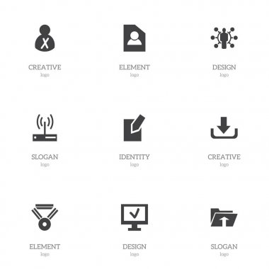 9 düzenlenebilir Web simgeler kümesi. Dosyasını düzenlemek, Download, bilgisayar ve daha fazlası gibi simgeler içerir. Web, mobil, UI ve Infographic tasarımı için kullanılabilir.