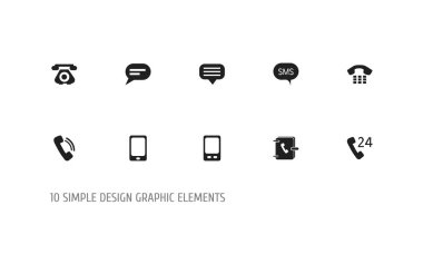 10 düzenlenebilir Gadget simgeler kümesi. Smartphone, yorum, arama ve daha fazlası gibi simgeler içerir. Web, mobil, UI ve Infographic tasarımı için kullanılabilir.