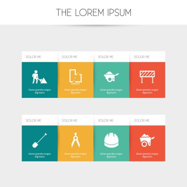 8 düzenlenebilir yapısını simgeler kümesi. Blueprint, Spade, bölücü ve daha fazlası gibi simgeler içerir. Web, mobil, UI ve Infographic tasarımı için kullanılabilir.