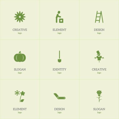 9 düzenlenebilir Bahçe simgeler kümesi. Merdiven, Öcü, kürek ve daha fazlası gibi simgeler içerir. Web, mobil, UI ve Infographic tasarımı için kullanılabilir.