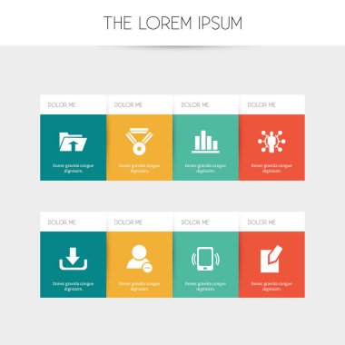 8 düzenlenebilir genel simgeler kümesi. Madalya, çizgi grafiği, beceri ve daha fazlası gibi simgeler içerir. Web, mobil, UI ve Infographic tasarımı için kullanılabilir.