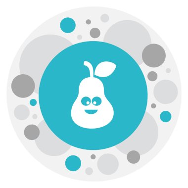 Düşes simgesi sembolü pişirme vektör çizim. Premium Kalite izole armut öğesinde Trendy düz stil.