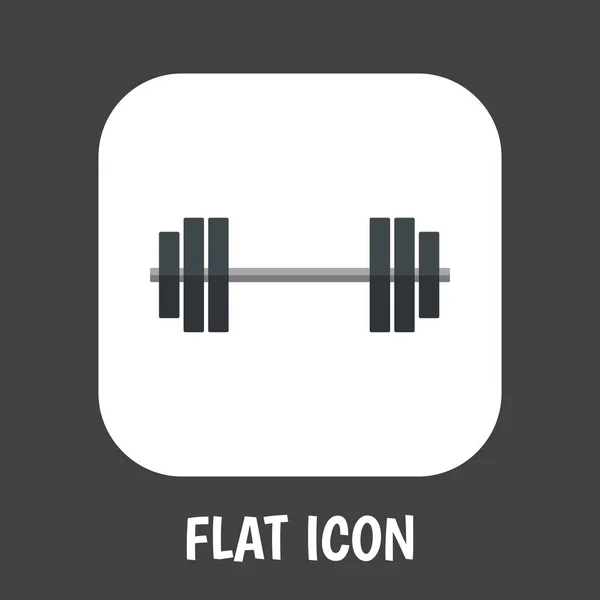 Vektor-Illustration des Lifestylesymbols auf Powerlifting Flat Icon. Premium-Qualität isoliertes Bodybuilding-Element im trendigen flachen Stil. — Stockvektor