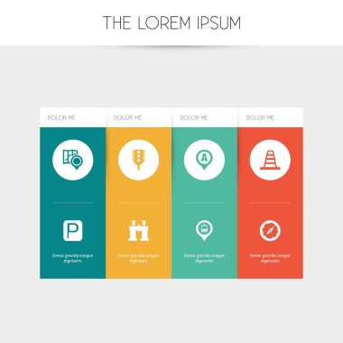 8 düzenlenebilir gezinti simgeler kümesi. Mıknatıs Navigator, Marker, trafik ışığı ve daha fazlası gibi simgeler içerir. Web, mobil, UI ve Infographic tasarımı için kullanılabilir.