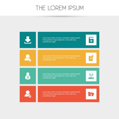 8 düzenlenebilir genel simgeler kümesi. Şarkı listesi, güzel profil, Transfer ve daha fazlası gibi simgeler içerir. Web, mobil, UI ve Infographic tasarımı için kullanılabilir.