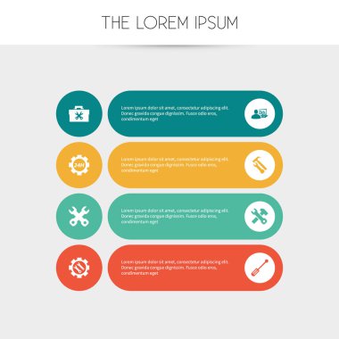 8 düzenlenebilir onarım simgeler kümesi. Tornavida, Destek Merkezi, ayarları ve daha fazlası gibi simgeler içerir. Web, mobil, UI ve Infographic tasarımı için kullanılabilir.