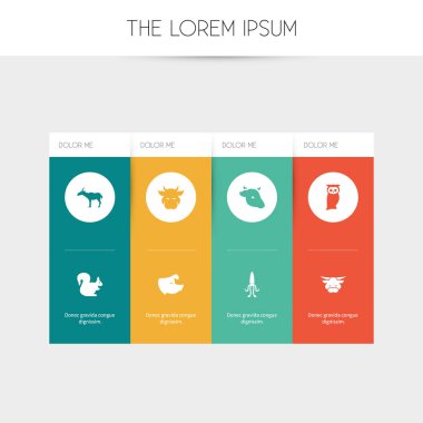 8 düzenlenebilir Hayvanat Bahçesi simgeler kümesi. Sow, vahşi kemirgen, ceylan ve daha fazlası gibi simgeler içerir. Web, mobil, UI ve Infographic tasarımı için kullanılabilir.