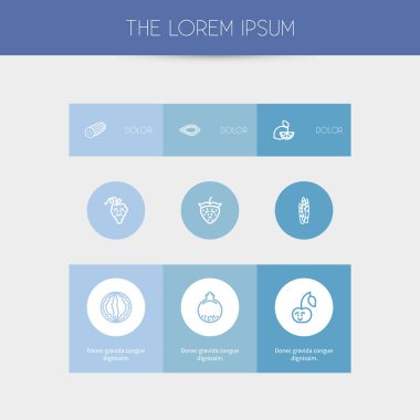 9 düzenlenebilir pişirme anahat simgeler kümesi. Kavun, kiraz, kuşkonmaz ve daha fazla gülmek gibi simgeler içerir. Web, mobil, UI ve Infographic tasarımı için kullanılabilir.