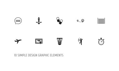 10 düzenlenebilir karmaşık simgeler kümesi. Uyuşturucu, Okçu, sohbet gibi sembolleri ve daha fazlasını içerir. Web, mobil, UI ve Infographic tasarımı için kullanılabilir.