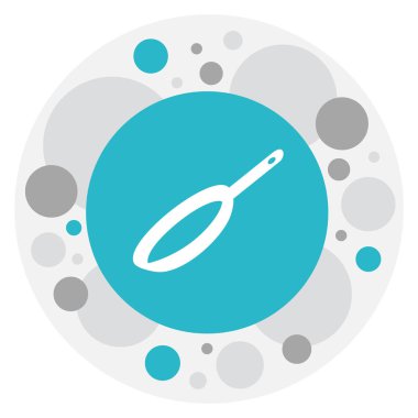 Restoran sembolü yapışmaz simge vektör Illustration. Premium Kalite izole tava öğesinde Trendy düz stil.