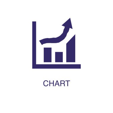 Grafik ögesi beyaz arkaplanda düz basit bir şekilde. Metin adı konsept şablonuna sahip grafik simgesi