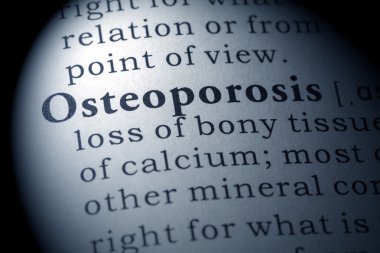 Osteoporoz sözlük tanımı