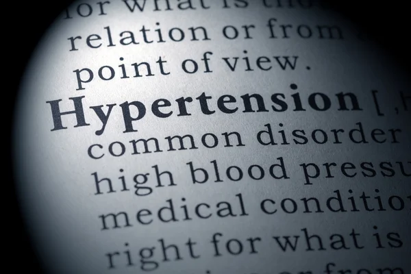 Définition dictionnaire de l'hypertension — Photo