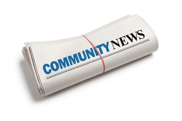 Notícias da Comunidade, Jornal — Fotografia de Stock