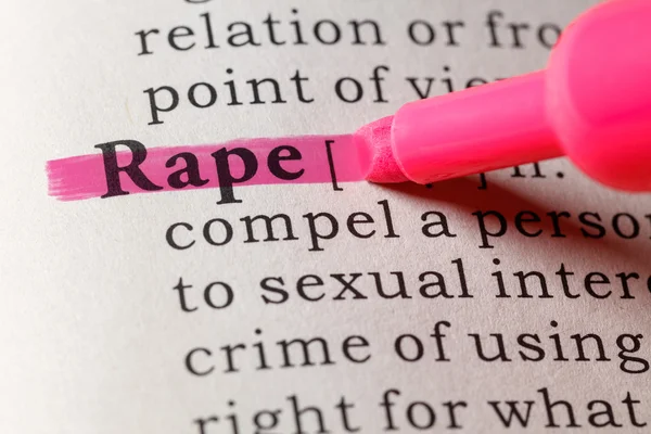 Λεξικό ορισμό του βιασμού — Φωτογραφία Αρχείου