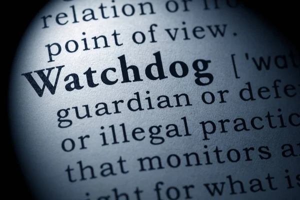 Definition of watchdog — Stock Photo, Image