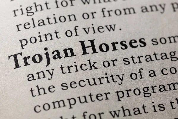 Definición de caballos de Troya —  Fotos de Stock