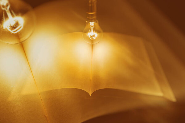 book and light bulb