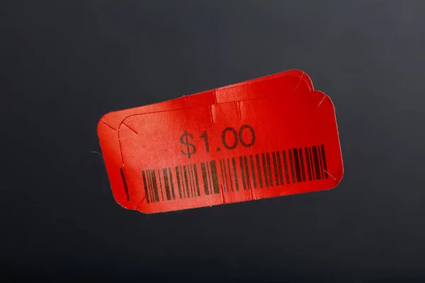 Red price tag — Stock Photo, Image