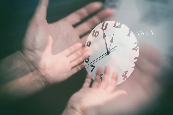 Parete orologio faccia — Foto Stock