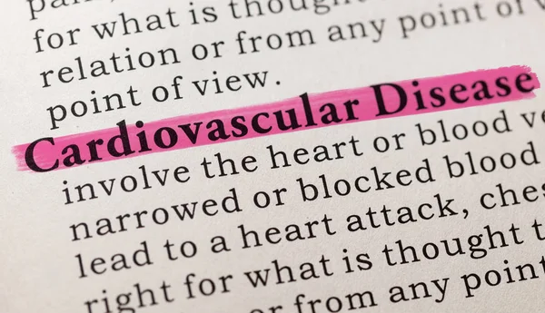 Визначення серцево судинних захворювань — стокове фото