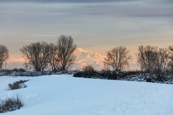 MT baker günbatımı — Stok fotoğraf