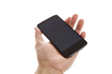 el bir cep telefonu tutarak