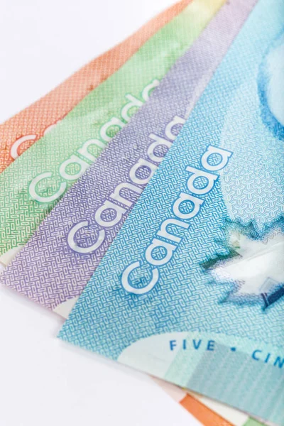 Moneda de papel canadiense — Foto de Stock