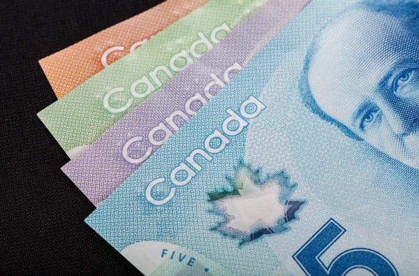 Kanadische Papierwährung — Stockfoto