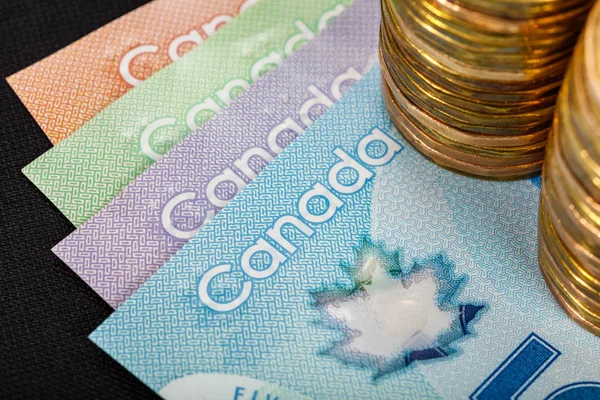 Canadian paper currency — Stock Photo, Image