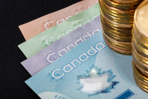 Valuta di carta canadese — Foto Stock