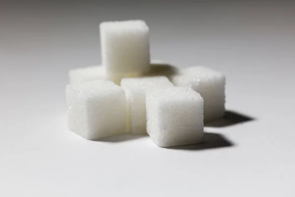 Beyaz şeker cubes — Stok fotoğraf