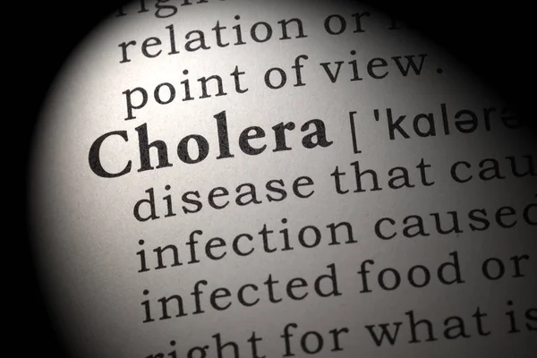 Определение холеры — стоковое фото