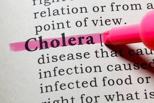 Визначення холера — стокове фото