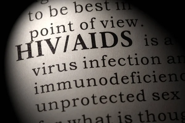 Definition von hiv / aids — Stockfoto