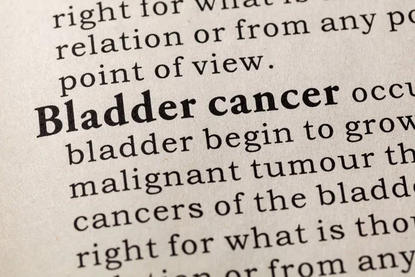 Definición de cáncer de vejiga — Foto de Stock