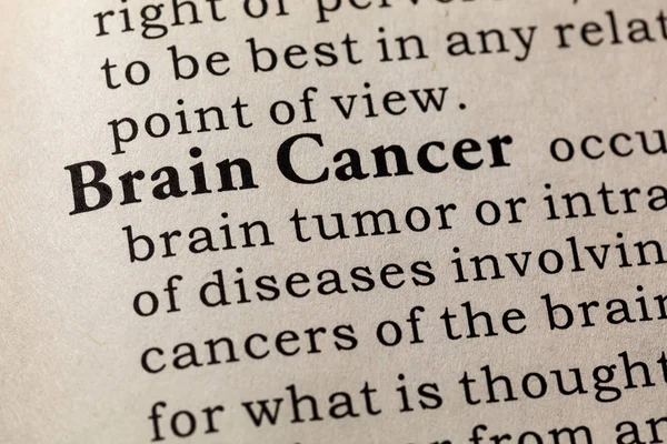 Definición de cáncer de cerebro — Foto de Stock